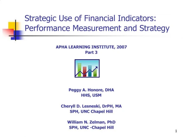 Strategic Use of Financial Indicators: Performance Measurement and Strategy