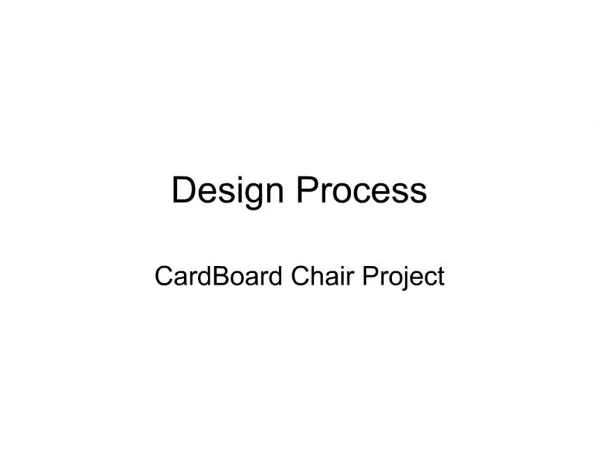 Design Process