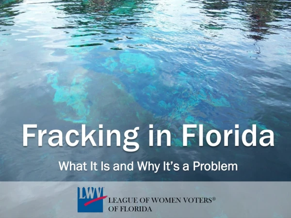 Fracking in Florida
