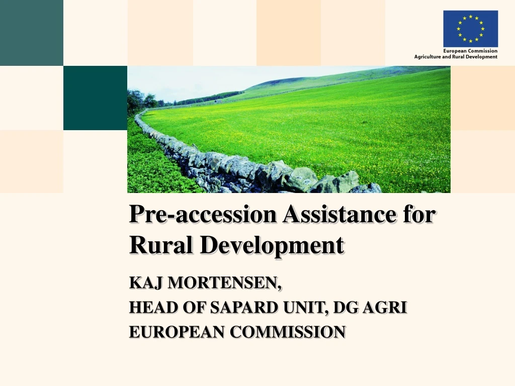 pre accession assistance for rural development