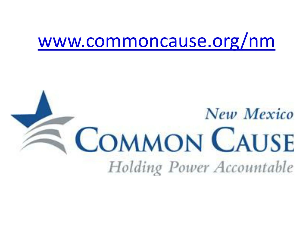 www commoncause org nm