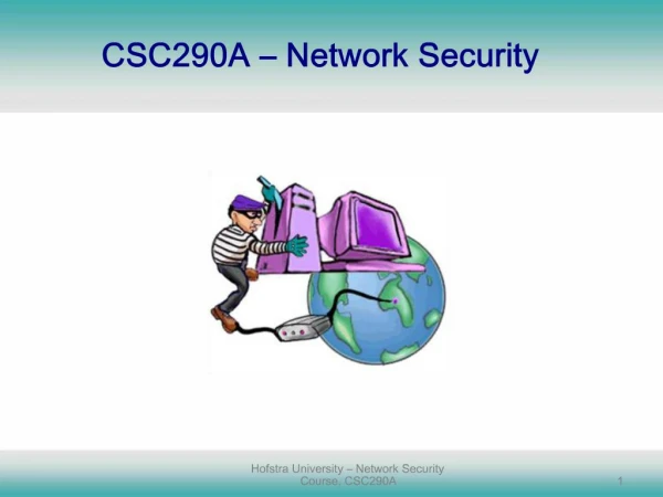 Hofstra University Network Security Course, CSC290A