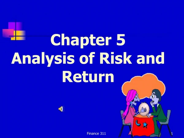 Chapter 5 Analysis of Risk and Return