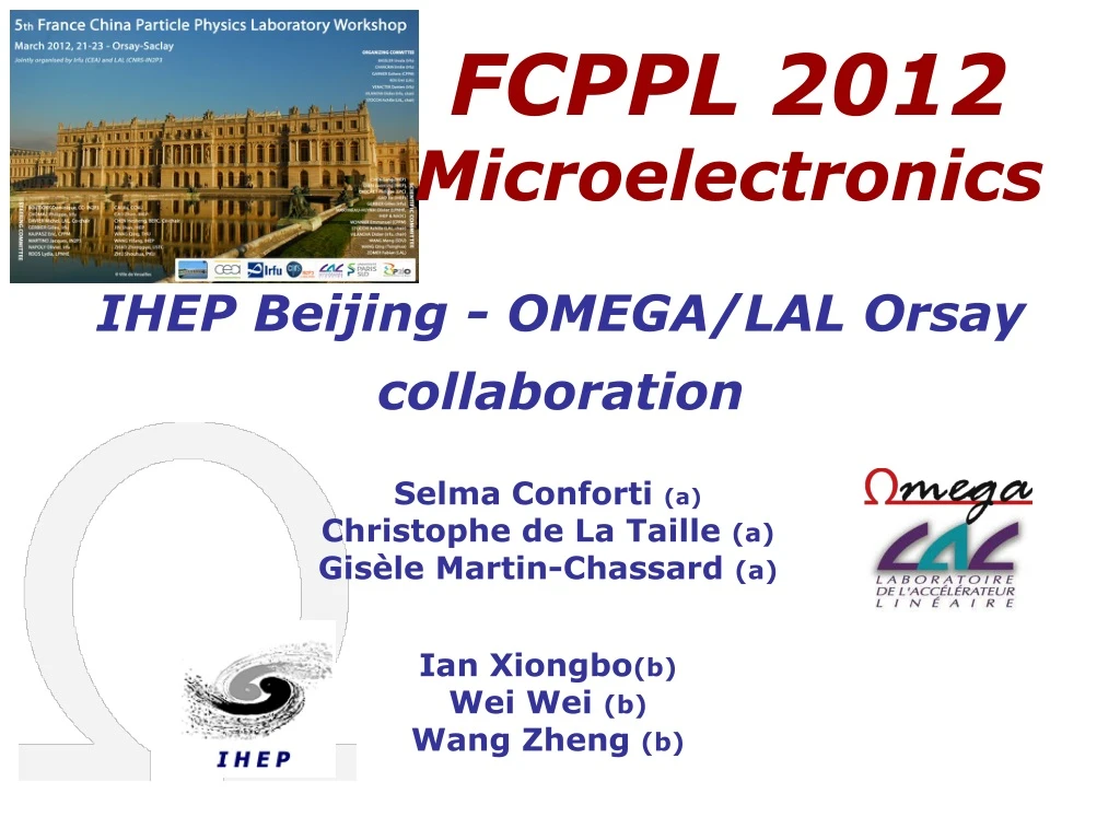 fcppl 2012 microelectronics ihep beijing omega