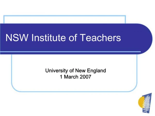NSW Institute of Teachers