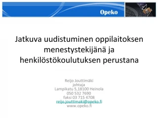 PPT - Henkilöstöjohtaminen PowerPoint Presentation, Free Download - ID ...