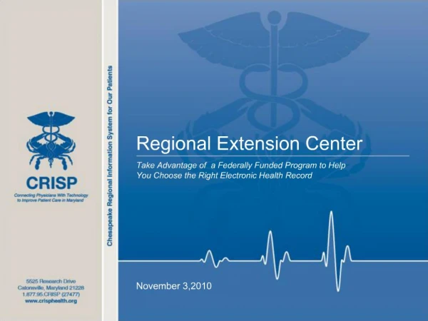 Regional Extension Center