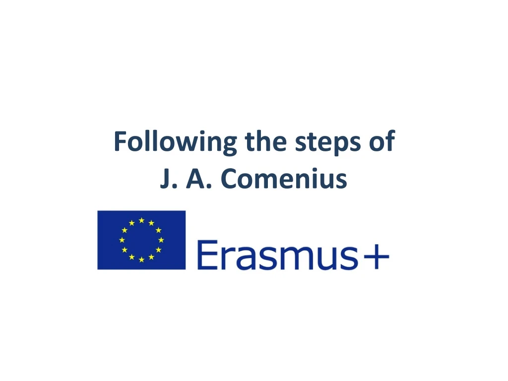 following the steps of j a comenius