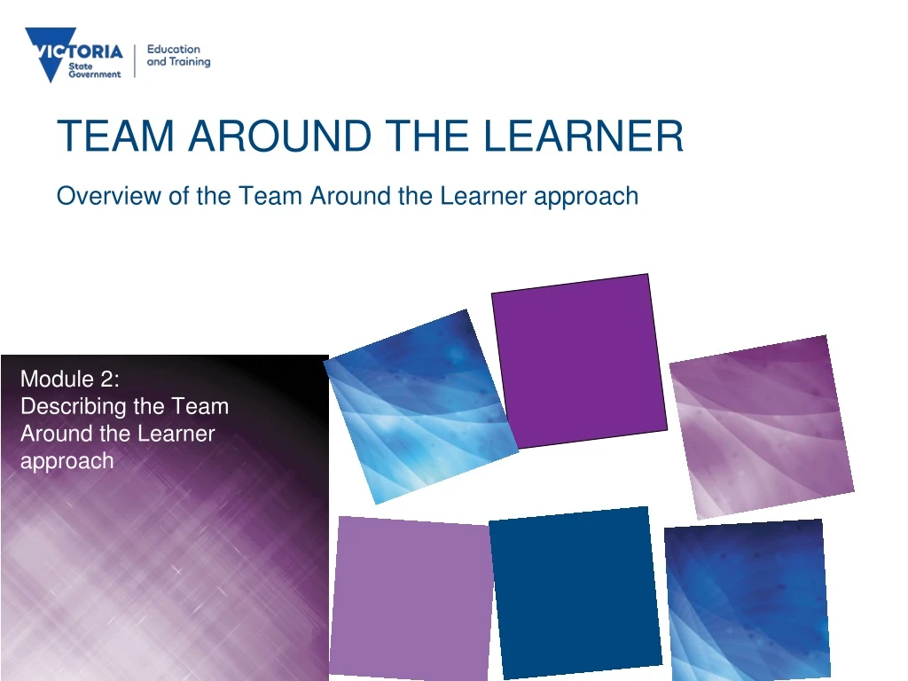 team around the learner overview of the team around the learner approach