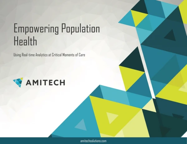 Empowering Population Health