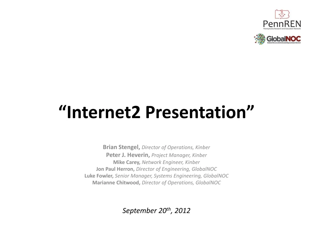 internet2 presentation