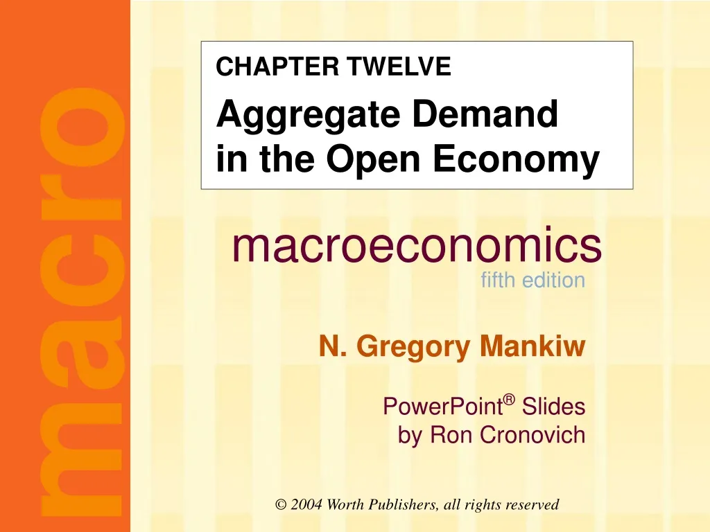 chapter twelve aggregate demand in the open