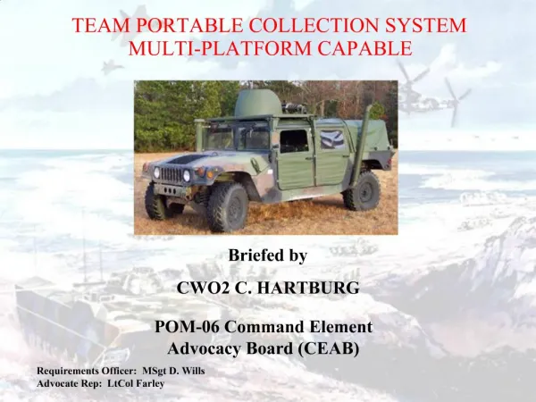 POM-06 Command Element Advocacy Board CEAB