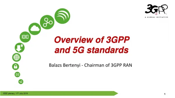 Overview of 3GPP and 5G standards