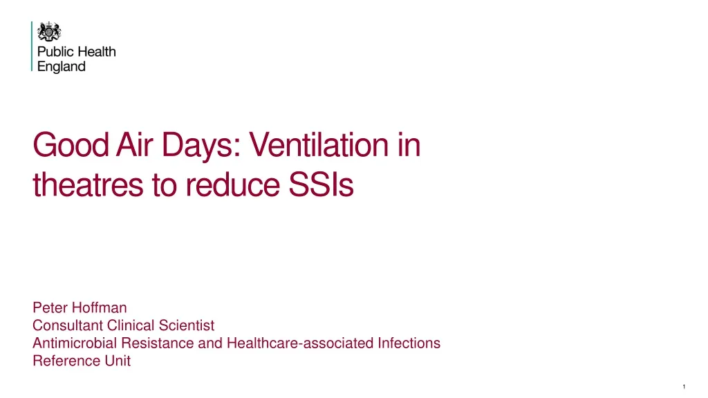 good air days ventilation in theatres to reduce