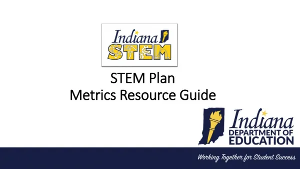 STEM Plan Metrics Resource Guide