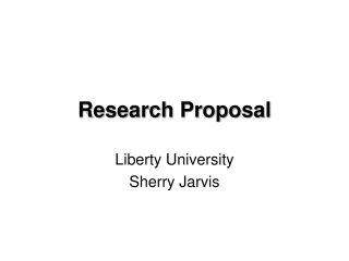 Research Proposal - slide 1
