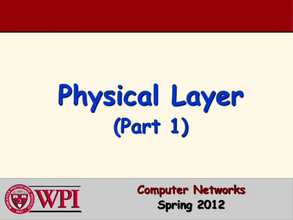 Physical Layer (Part 1)