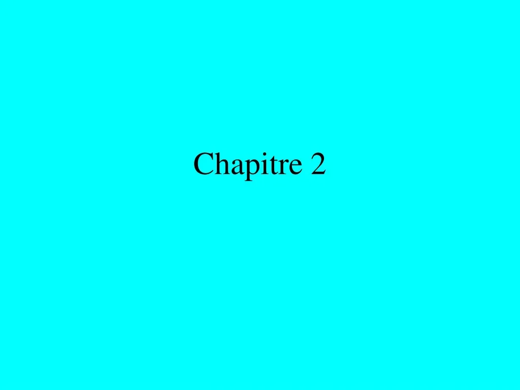 chapitre 2