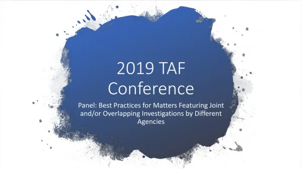 2019 TAF Conference