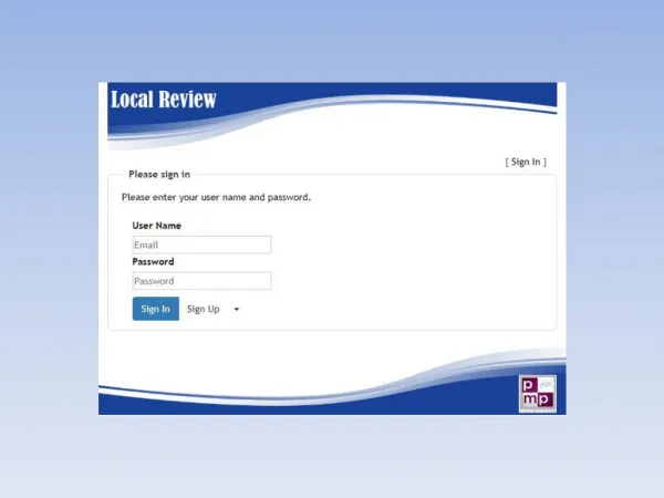 Local Review - Register