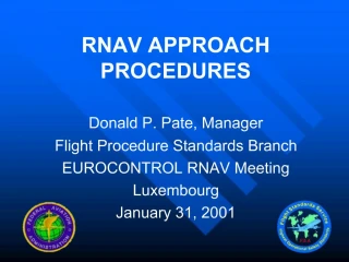 RNAV APPROACH PROCEDURES - slide 1