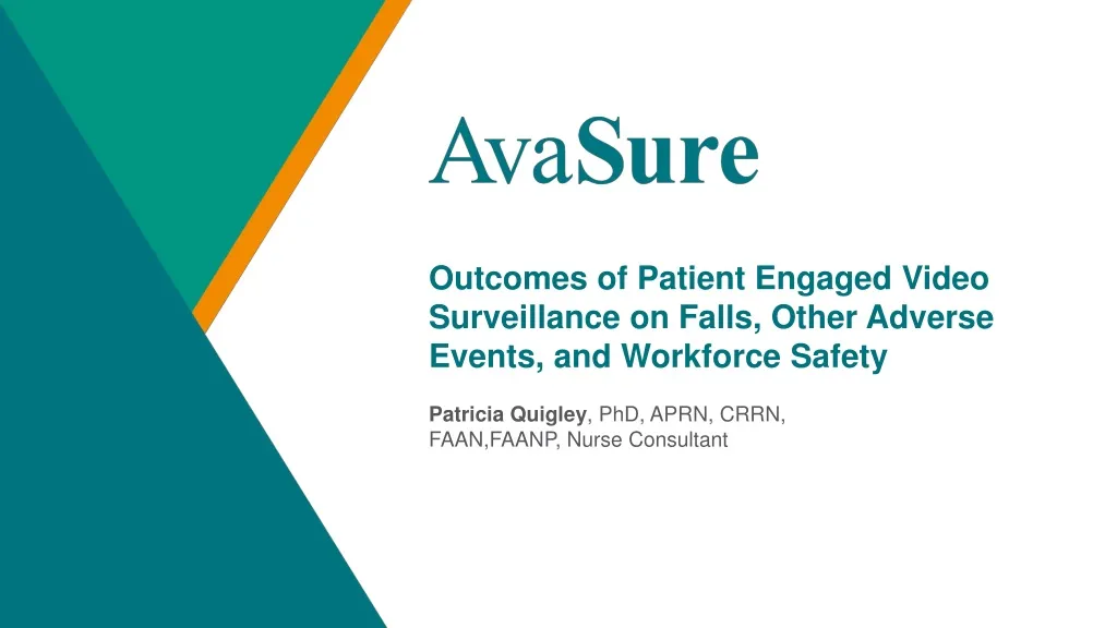 outcomes of patient engaged video surveillance on falls other adverse events and workforce safety