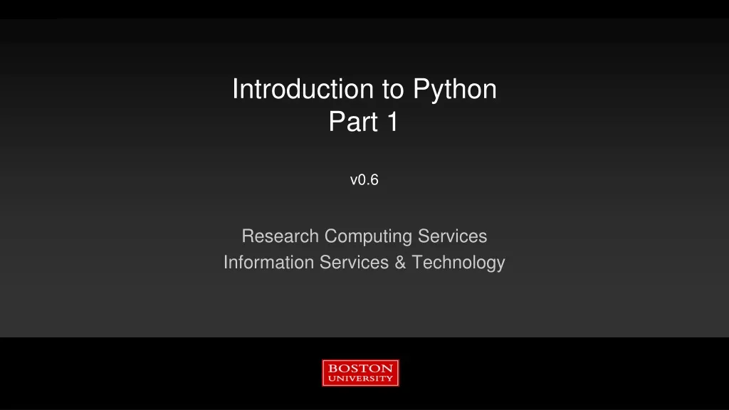 introduction to python part 1 v0 6