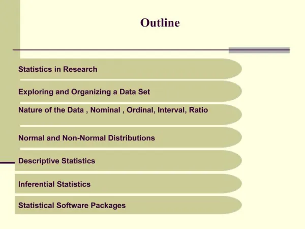 Statistical Techniques for Analyzing Quantitative Data