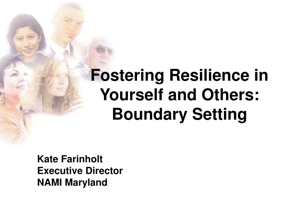fostering resilience in yourself and others boundary setting