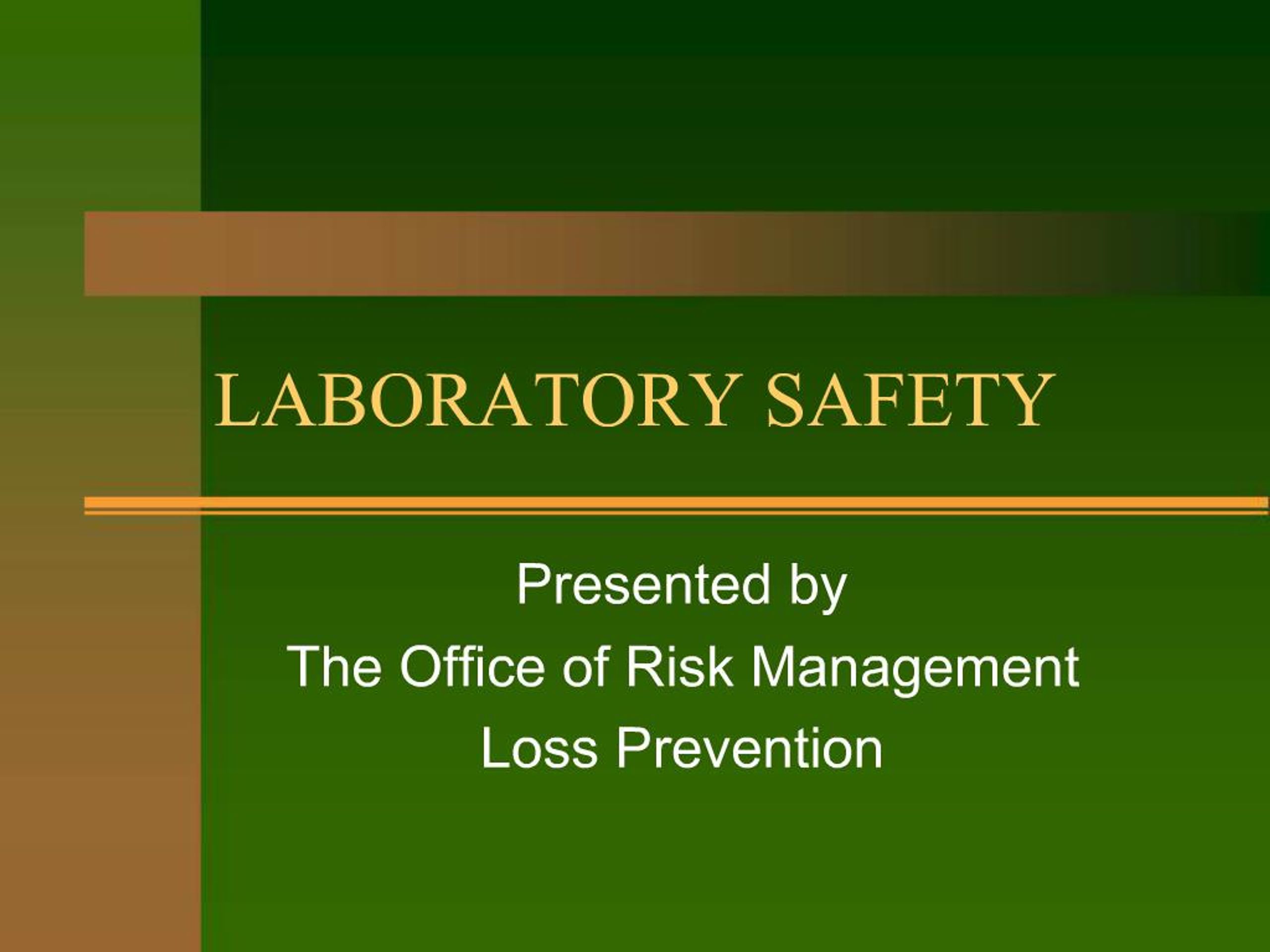 PPT - LABORATORY SAFETY PowerPoint Presentation, free download - ID:440617