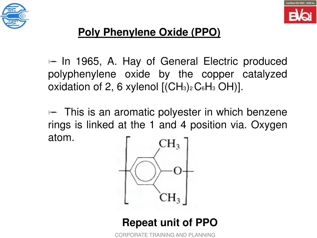 poly phenylene oxide ppo