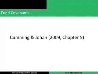 Fund Covenants - slide 1