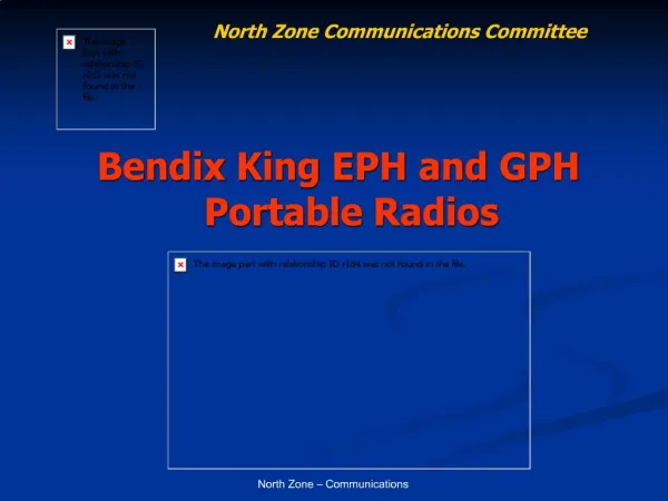 Bendix King EPH and GPH Portable Radios