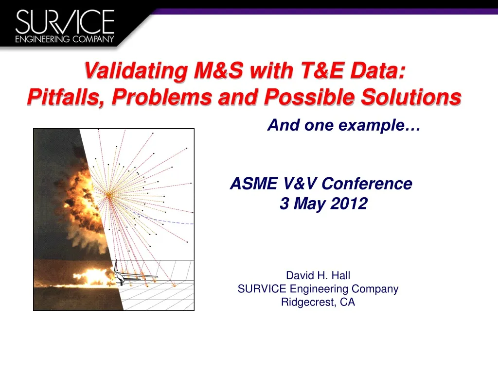 validating m s with t e data pitfalls problems