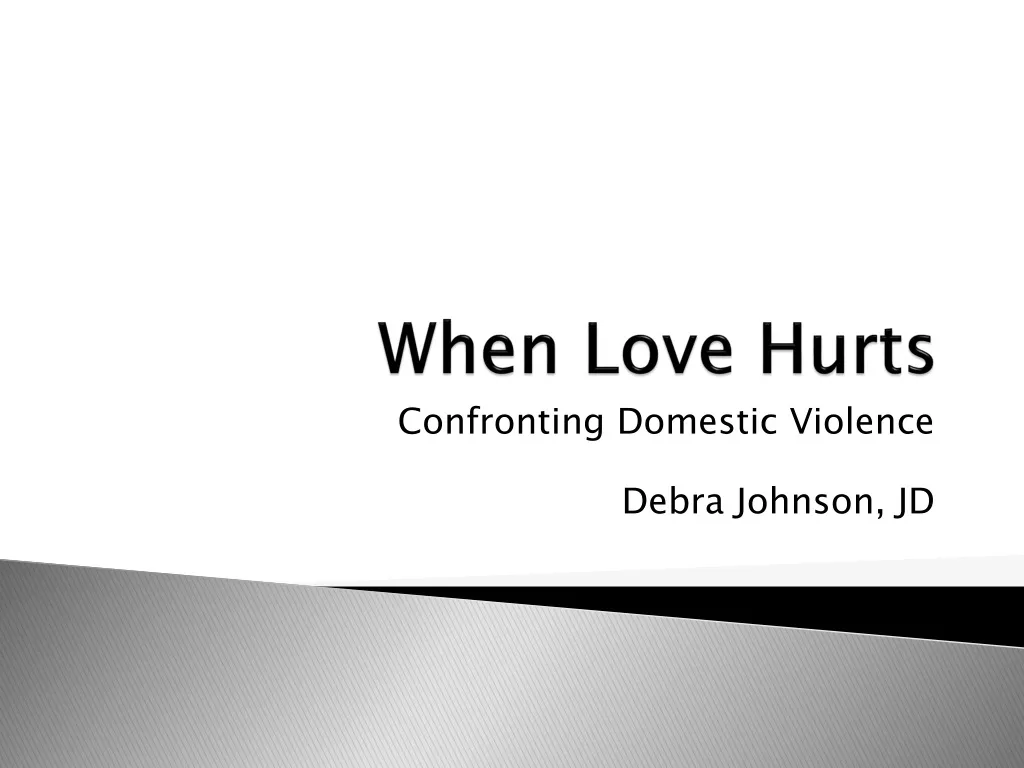 when love hurts