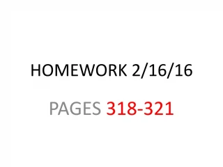 HOMEWORK 2/16/16 - slide 1