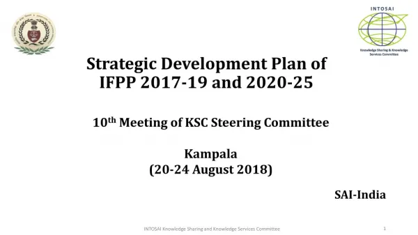 Strategic Development Plan of IFPP 2017-19 and 2020-25