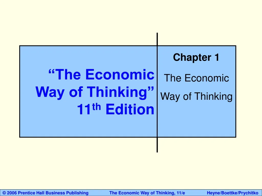the economic way of thinking 11 th edition