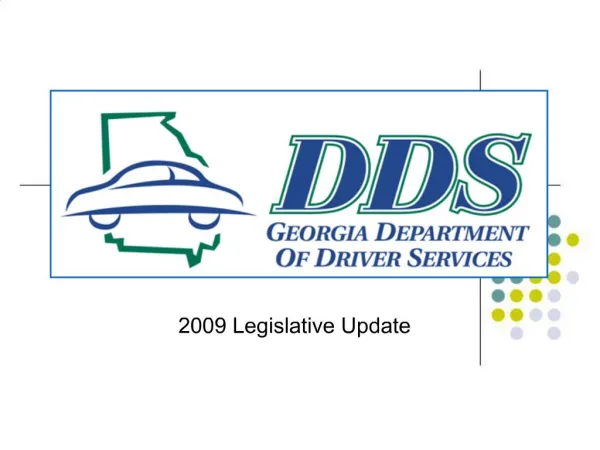 2009 Legislative Update