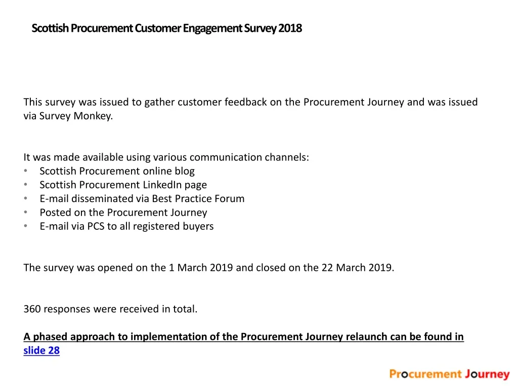 scottish procurement customer engagement survey 2018