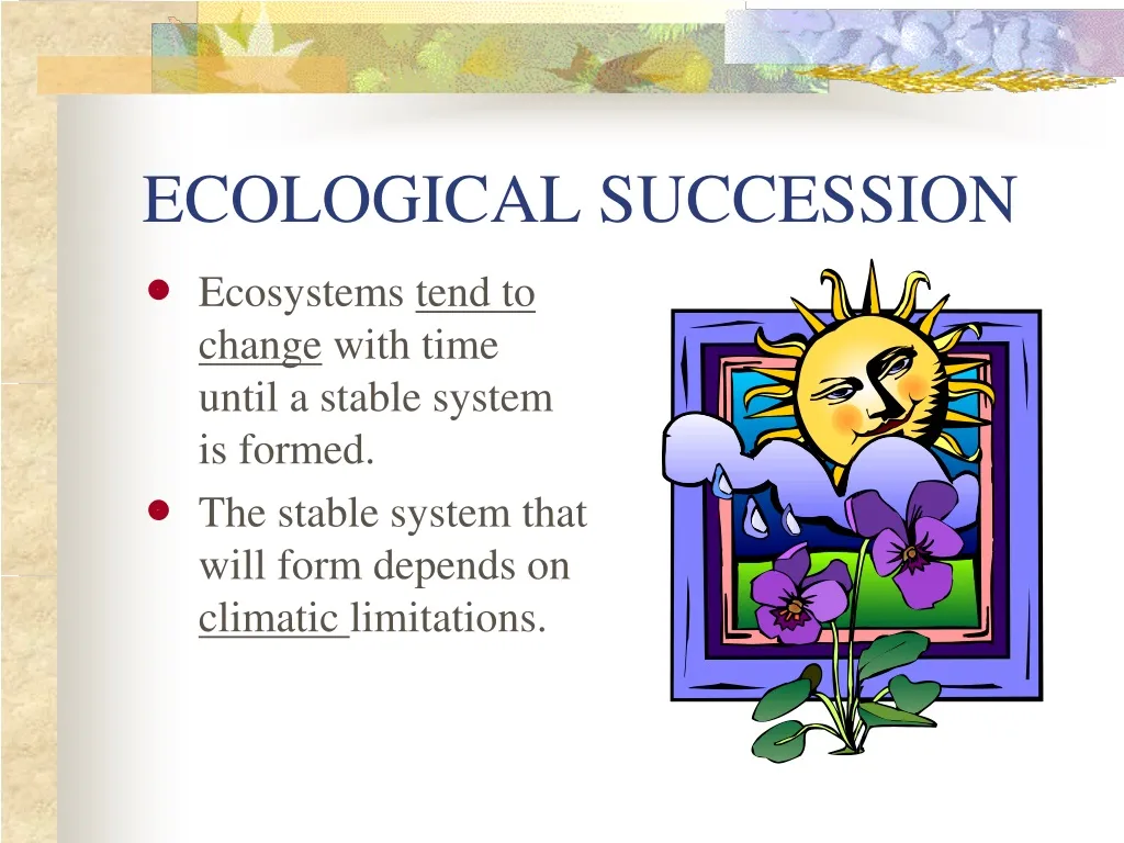 ecological succession