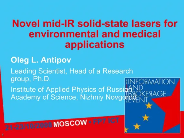 Novel mid-IR solid-state lasers for environmental and medical applications