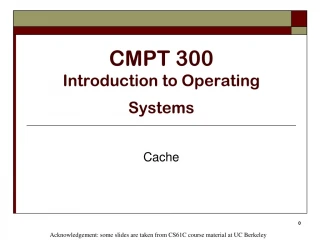 CMPT 300 Introduction to Operating Systems - slide 1