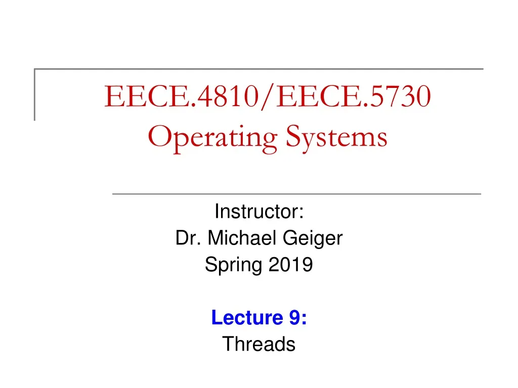 eece 4810 eece 5730 operating systems