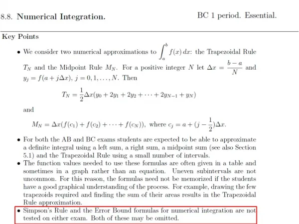 To approximate the definite integral