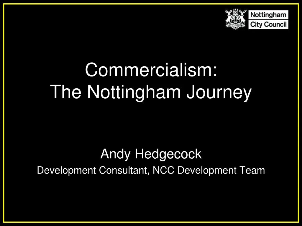 commercialism the nottingham journey