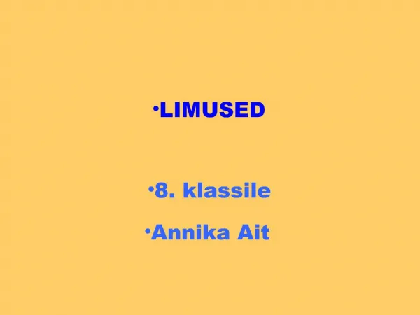 LIMUSED