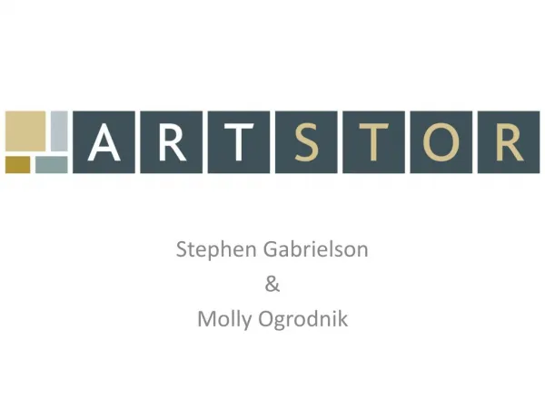 Stephen Gabrielson &amp; Molly Ogrodnik
