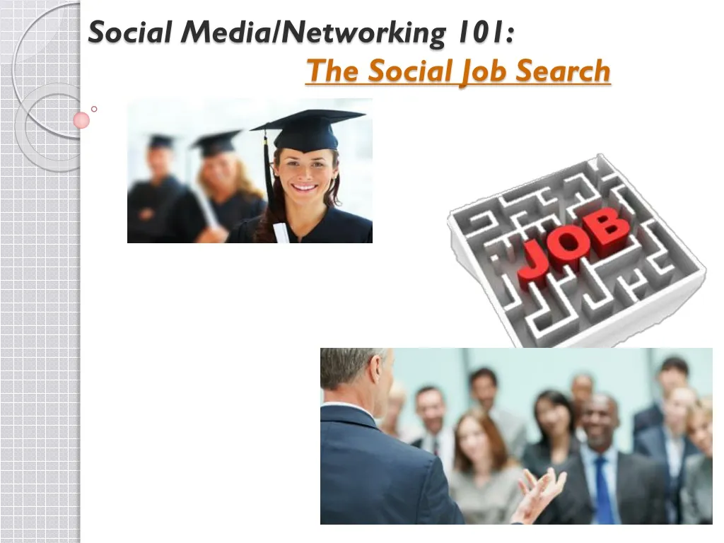 social media networking 101 the social job search